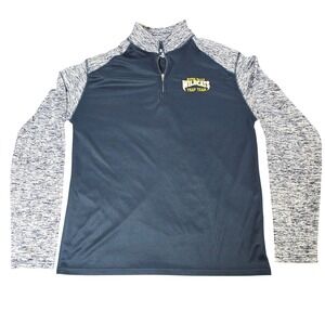 Badger Sport Size Medium Men's 1/4 Zip Long River Falls Wildcats Trap Team Polo
